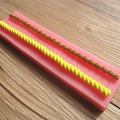 Y&XL&H Two Rope Shape Cake Border Fondant Cake Molds Soap Chocolate ...