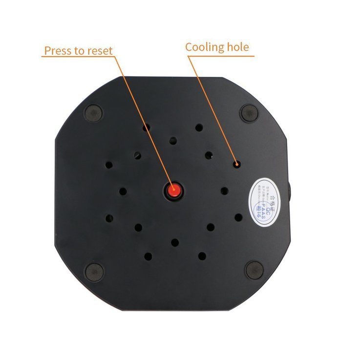 Power Strip Surge Protector, Bukm Smart 6-Outlet with 4-USB Surge Protection Power Socket 110-250V Worldwide Voltage... N24