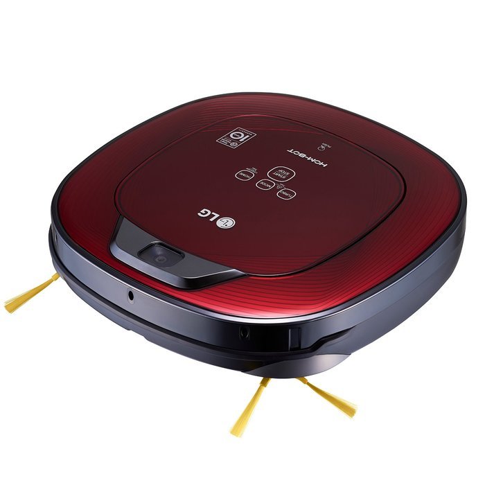 LG Hom-Bot Square Robotic Vacuum quietly cleans every corner of your home (VR65502LV) N3
