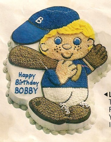 Wilton Special Delivery Bunny & Little League Baseball Cake Pan #2105-9001 N2