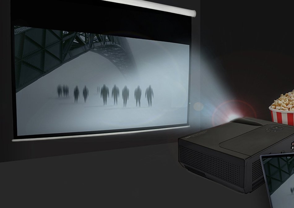 FAVI 4T Ultra-Bright LED LCD (HD 720p) Home Theater Projector - US Version (Includes Warranty) - Black (RIOHDLED4T-US1) N3