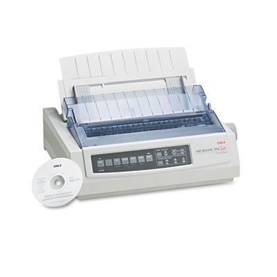 Oki 62411901 - Microline 390 24-Pin Dot Matrix Turbo Printer-OKI62411901 N2