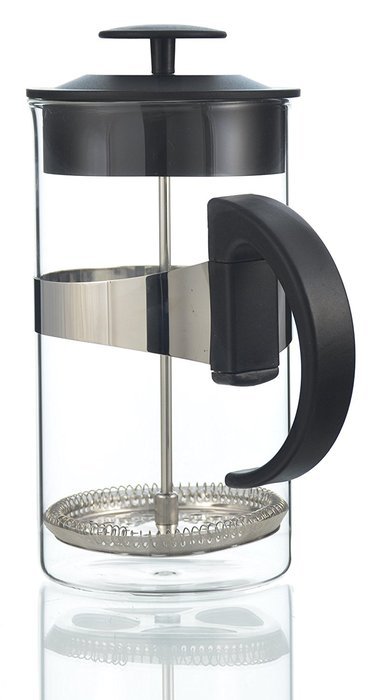 Barista Cafetiere French Press by Kaffe Maestro (Small - 11.8 oz, Black) N4