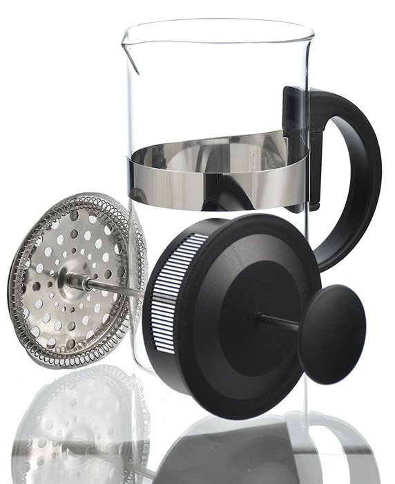 Barista Cafetiere French Press by Kaffe Maestro (Small - 11.8 oz, Black) N5