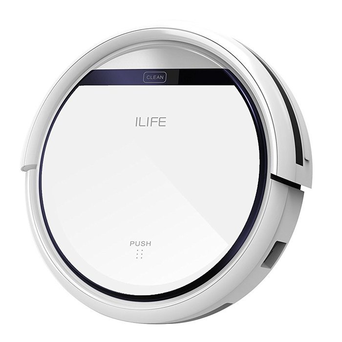 ILIFE V3s Robotic Vacuum Cleaner for Pets and Allergies Home, Pearl White N6