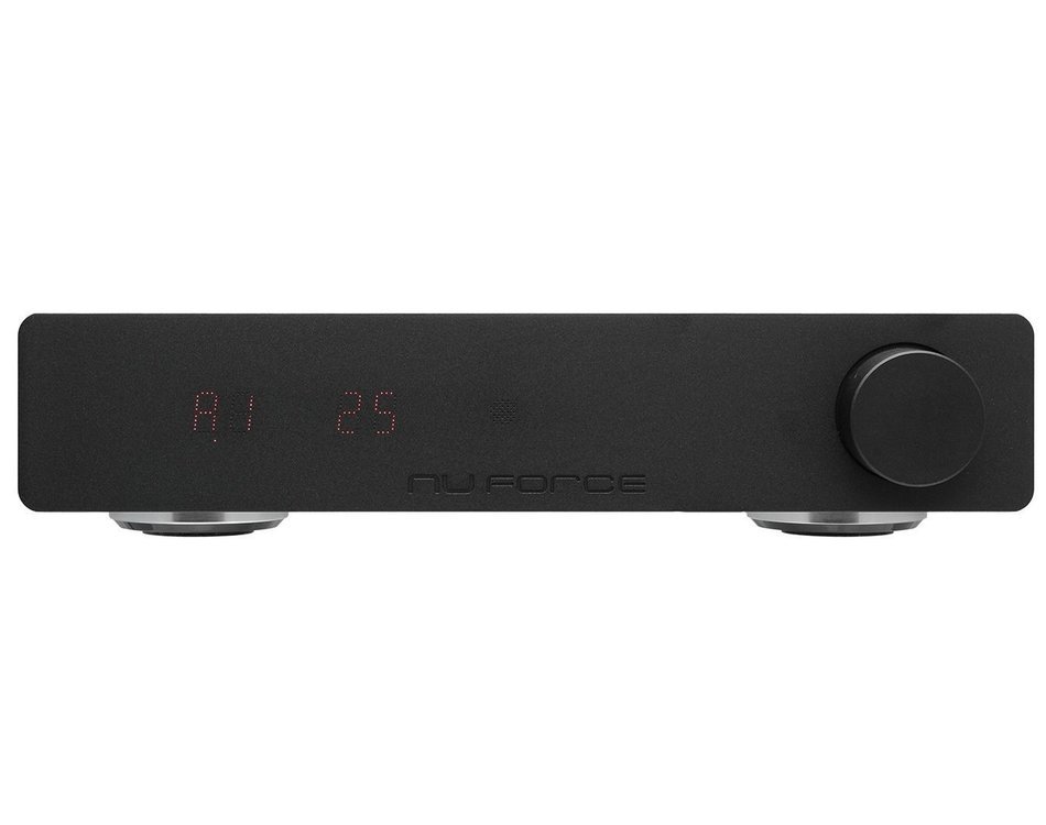 NuForce DDA120 Powerful Integrated Digital Amp with BTR1 Bluetooth Receiver Dongle Included (Silver) N3