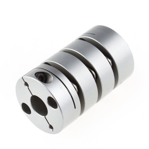 RioRand CNC 10x14mm Motor Shaft Coupler 10mm to 14mm Flexible Couplings OD 39x65.5mm