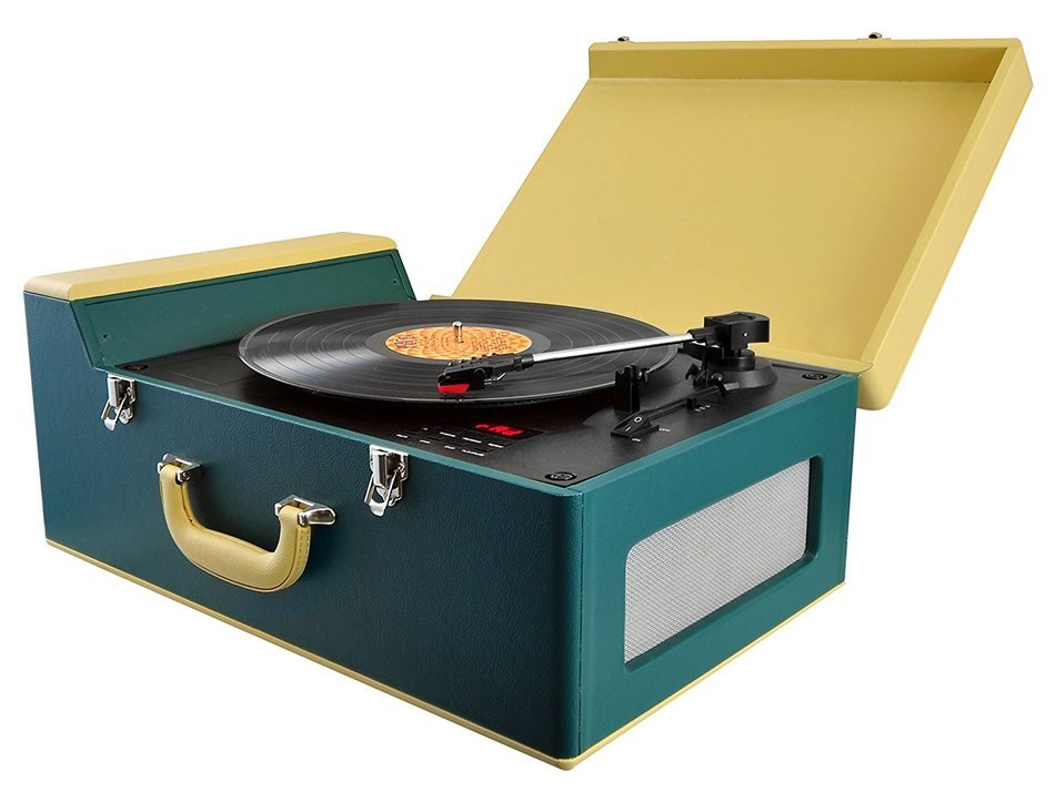 Pyle Bluetooth Speakers Turntable,Classic Style (PVTT15UBT) N3