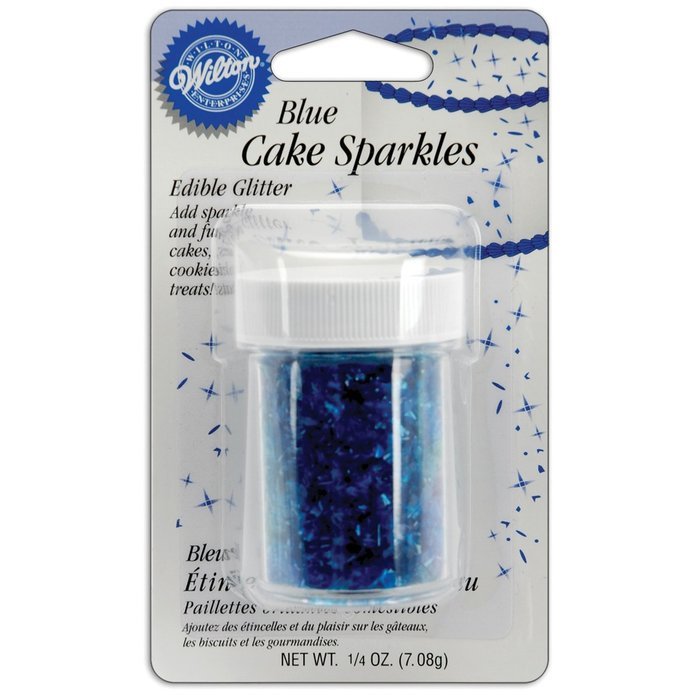 Wilton Food Decorative Cake Sparkles, Red