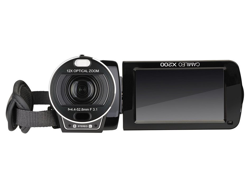 Toshiba Camileo X200 HD 1080p Camcorder, 12x Optical Zoom, 3" Touch Screen N8
