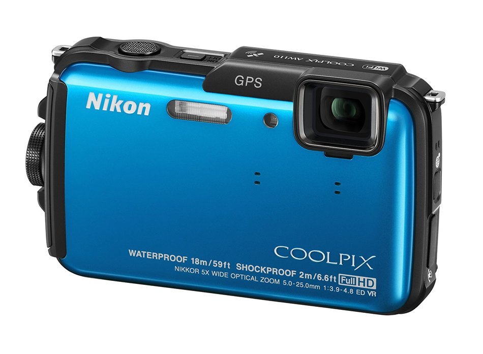 Nikon COOLPIX AW110 Wi-Fi and Waterproof Digital Camera with GPS (Orange) (OLD MODEL) N12