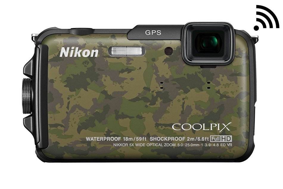 Nikon COOLPIX AW110 Wi-Fi and Waterproof Digital Camera with GPS (Orange) (OLD MODEL) N13