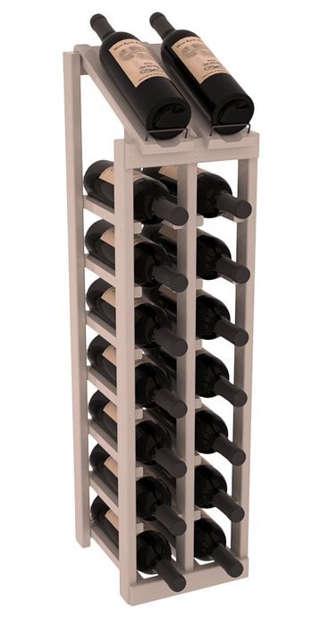 Wine Racks America Ponderosa Pine 2 Column 8 Row Display Top Kit. 13 Stains to Choose From! N7