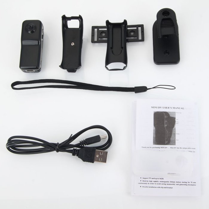 Crazy KA MD80 Waterproof Outdoor Sports Mini DV Black N7