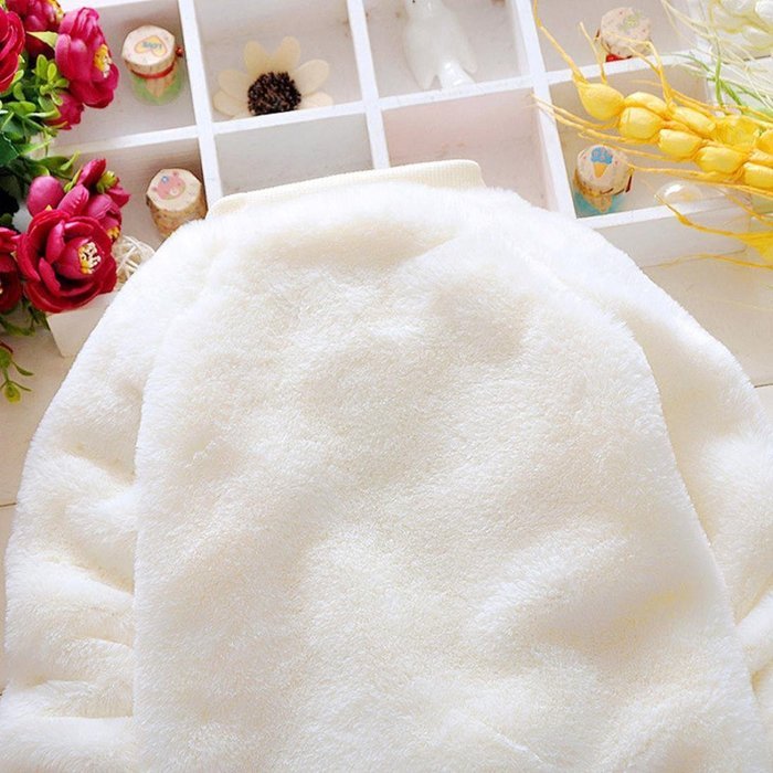 Clothes Set ,BeautyVan Baby Infant Girls Cartoon Woolen Fur Winter Warm Set Thick Coat +Pants Clothes (3T, White) N3