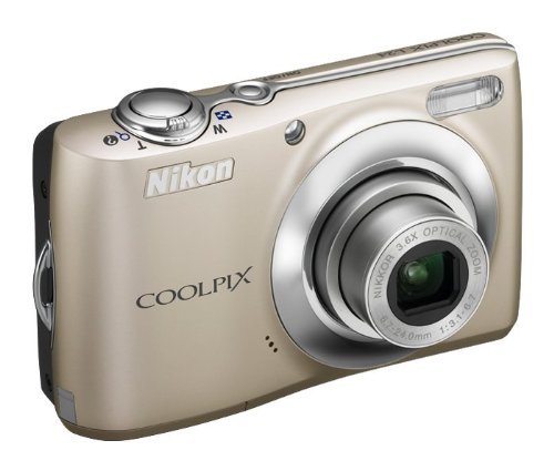 Nikon COOLPIX L24 14 MP Digital Camera with 3.6x NIKKOR Optical Zoom Lens and 3-Inch LCD (Silver) (OLD MODEL) N9