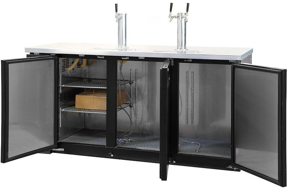 Dual Tap Built-In/Freestanding Beer Dispenser N6