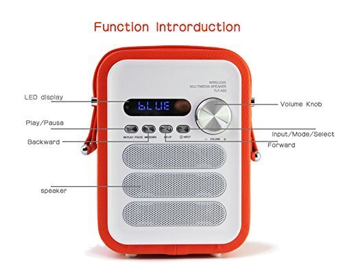 LONPOO A92 Portbable Wireless Bluetooth Hi-fi Stereo Speaker Boombox Subwoofer Music Player For WMA/ FM/Pc/ Mobile... N3