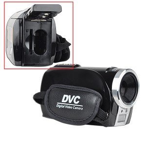 DV7000A SD/SDHC High-Definition 720p Digital Camcorder w/4x Digital Zoom & 2.4" Flipout LCD (Black) N2