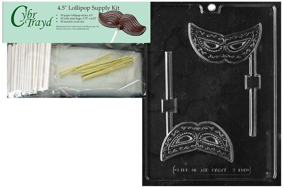 cybrtrayd-m158-mask-lolly-chocolate-candy-mold-with-exclusive-cybrtrayd