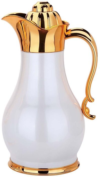 BonNoces Premium 34 Oz Stainless Steel Housing Thermal Coffee Carafe -Beverage Dispenser-Tea Pot with lid-Double...