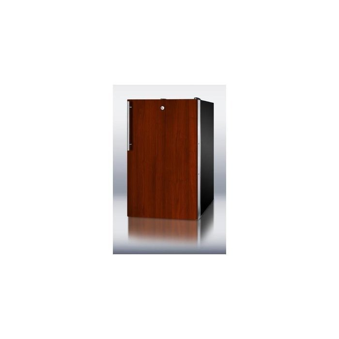 Summit MRF70 24" 6.0 cu. ft. Capacity Compact Refrigerator with Manual Defrost Freezer Full Size Microwave Interior... N3