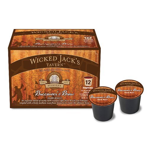 Wicked Jack Tavern Buccaneers Brew Single Cup Coffee - Pack of 12