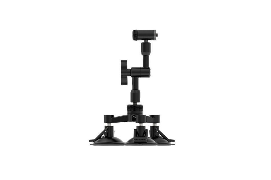 DJI Osmo Car Mount Bundle, Fully stabilized 4K, 12Mp Camera with DJI Car Mount, lanyard and USB reader N3