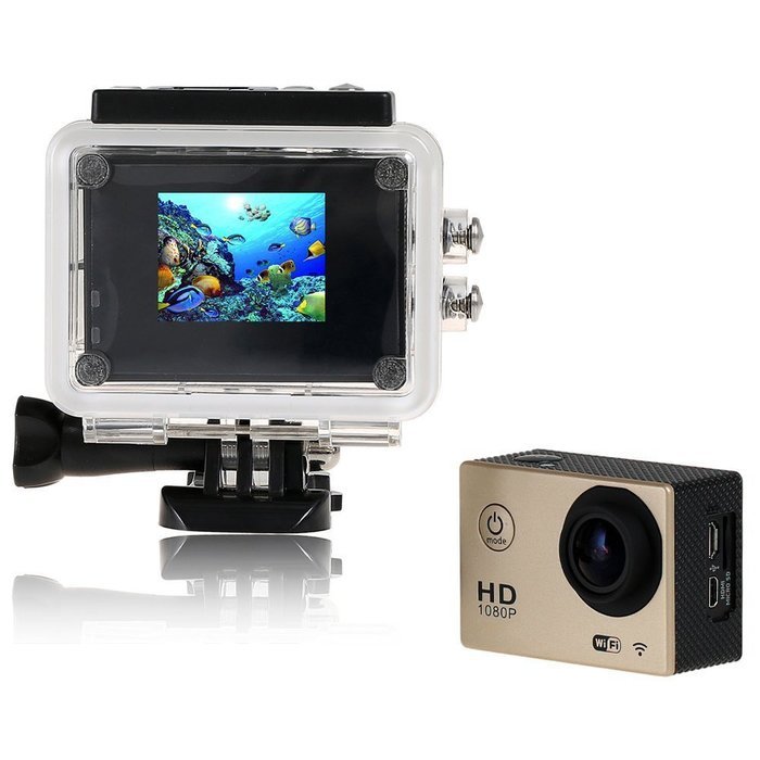 ANSITO SJ4000 Waterproof Wifi 1080P Sports Camera HD Action Camera with 170 degree Wide Angle Lens and 2.0 inch... N22