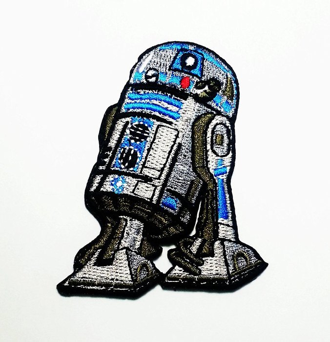 Star Wars - R2-d2 - Droid - Embroidered Iron on or Sew on Patch By Botan