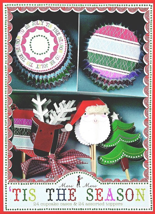 Meri Meri Tis the Season Cupcake Kit, Makes 24