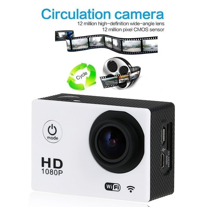 ANSITO SJ4000 Waterproof Wifi 1080P Sports Camera HD Action Camera with 170 degree Wide Angle Lens and 2.0 inch... N26
