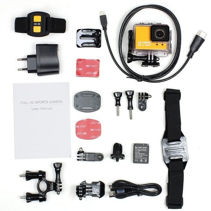Ueasy 1080P Full HD WiFi Mini Sports Action Video Cameras Underwater Photography Camcorders Case Housing with... N11