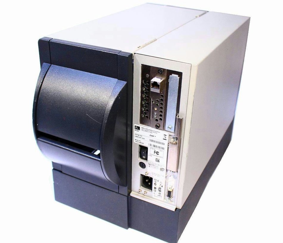 Zebra Z4m Plus Z4m00 2001 0030 Thermal Barcode Label Printer Networkserial 203dpi N2 Free 7011