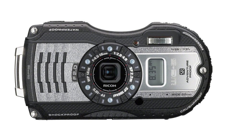 Ricoh WG-5 GPS Digital Camera (Gunmetal) 04653