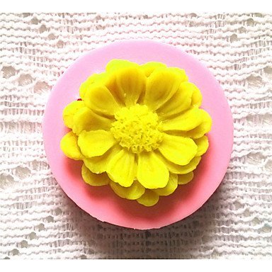 Y&XL&H Bakeware Silicone Flower Baking Molds for Fondant Candy Chocolate Cake (Random Colors) N2