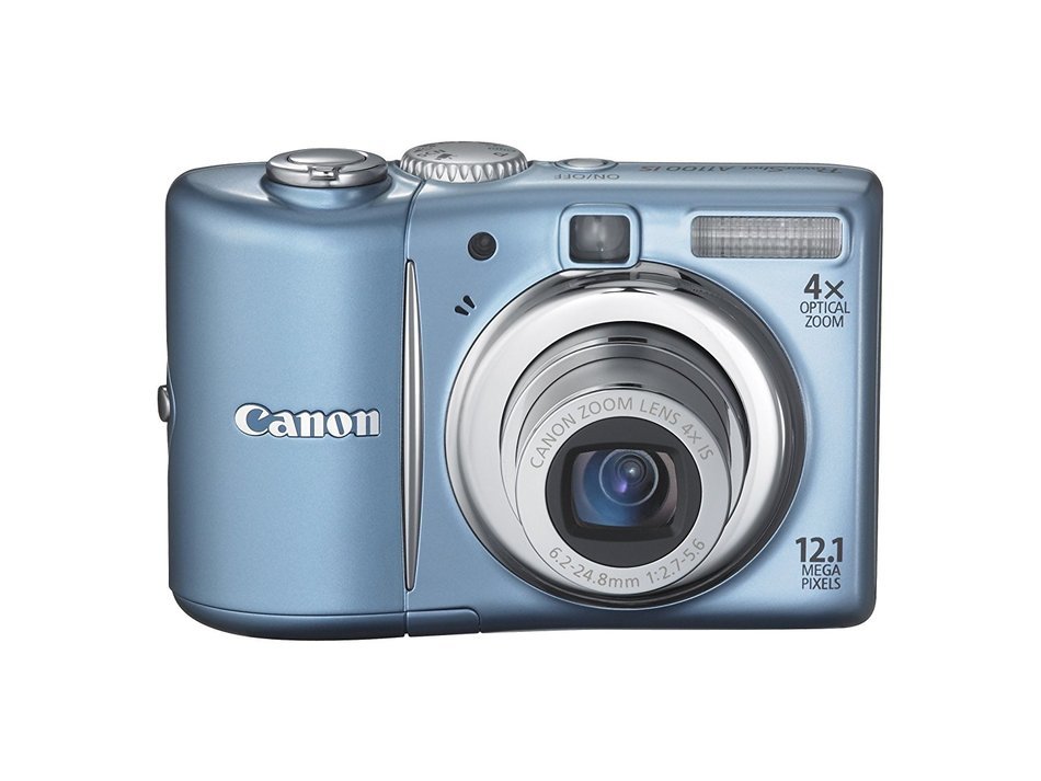 Canon PowerShot A1100IS 12.1 MP Digital Camera with 4x Optical Image Stabilized Zoom and 2.5-inch LCD (Blue) (... N11