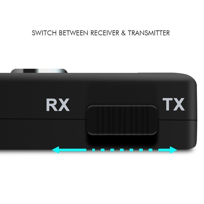 Xsonic 2-In-1 Wireless Bluetooth Audio Transmitter and Receiver Music Streaming Switchable With 3.5mm Stereo Output... N2