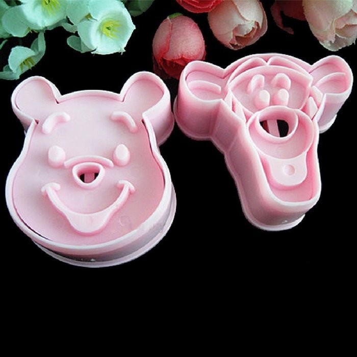 DUFUSTORE Fondant Cake Cookie Cutter Mold Mould Cartoon Fun Winnie