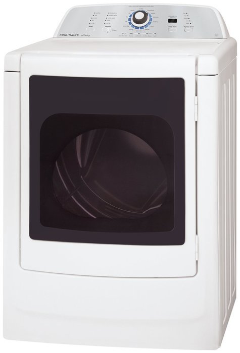 Affinity 7.0 Cu. Ft. High Efficiency Front Load Gas Dryer with Glass Door &ndash; Classic White N4