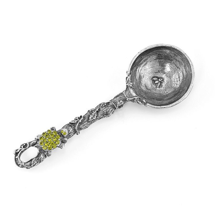 La Contessa Bejeweled Turtle Pewter Coffee Scoop