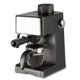 Bene Casa Bc99151 4cup Espresso Maker with Frother Silver