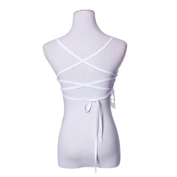 Bra Top ，Beautyvan Comfortable Fashion Women Crochet Tank Camisole Lace Vest Blouse Bralette Bra Top (L, White) N3
