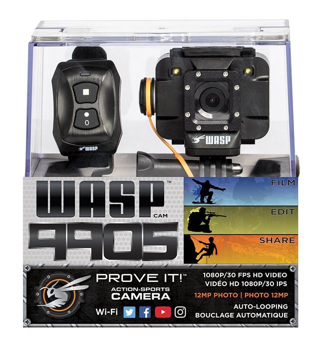 WASPcam Camo Edition 9906 Action-Sports Camera, Camo N8