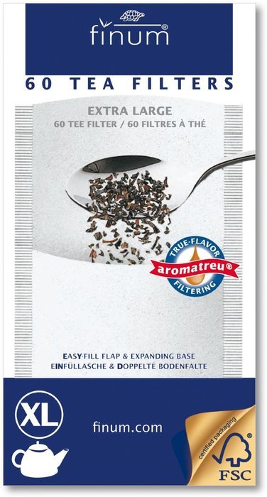 Finum 60 Tea Filters, Extra Large