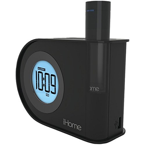 New IHOME IH402B Dual-Charging Dual Alarm Clock with USB & Removable Power