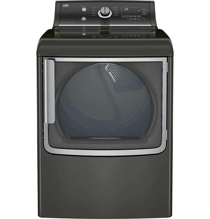 GE GTD81GSPJMC 28" Gas Dryer with 7.8 cu. ft. Capacity in Metallic Carbon