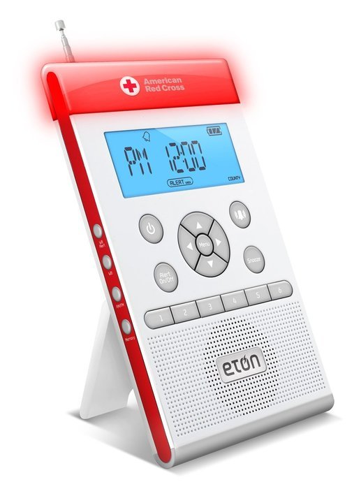 Eton ZoneGuard+ Weather Alert Clock Radio System with Wireless Alert Modules - Black (NZG200B)