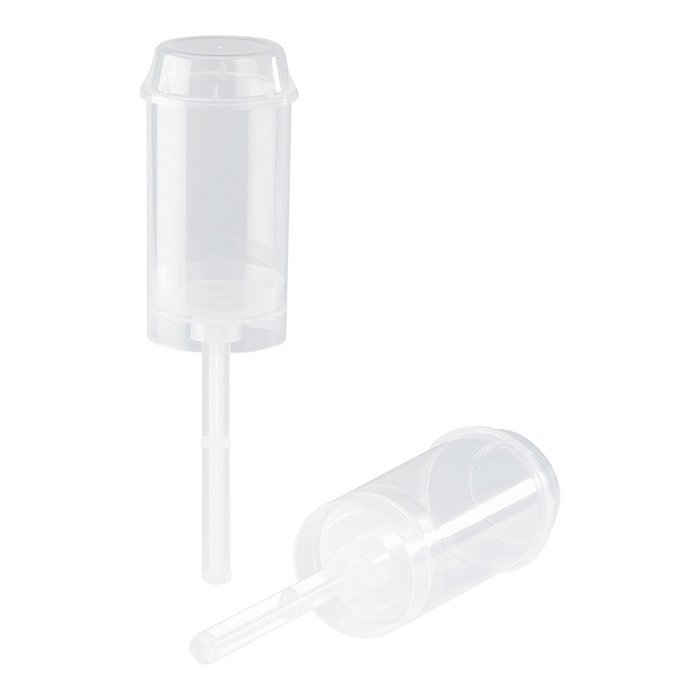 Plastic Cake Push Up Pop Tube Molds Tools with Lids (Round Molds, Set of 25) N2