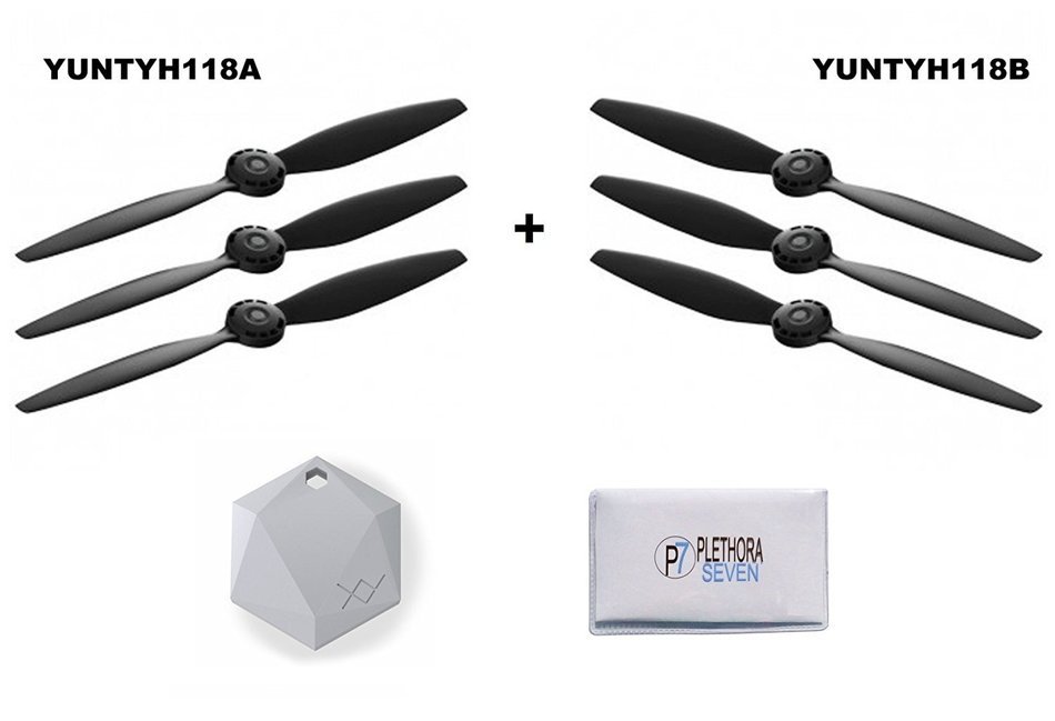 Yuneec Propellers for Typhoon H Hexacopter, Full Set of 6 Total Genuine OEM Propellers (Sets A & B Rotor Blades... N3